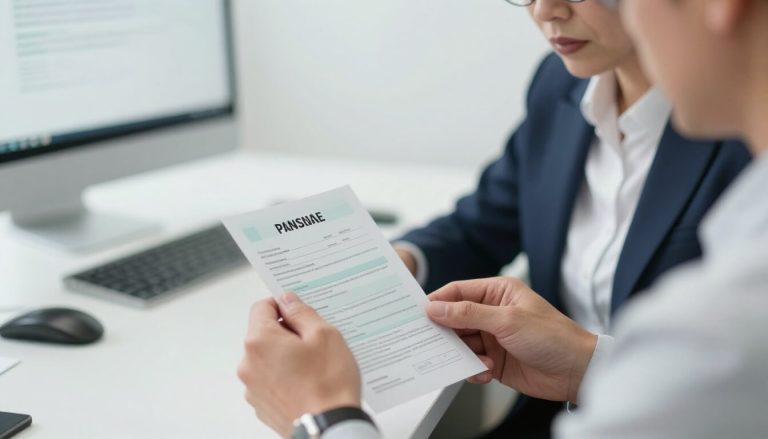 personne examinant son relevé retraite complémentaire Agirc-Arrco