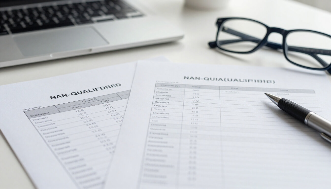 documents de salaire illustrant différence smic qualifié non qualifié